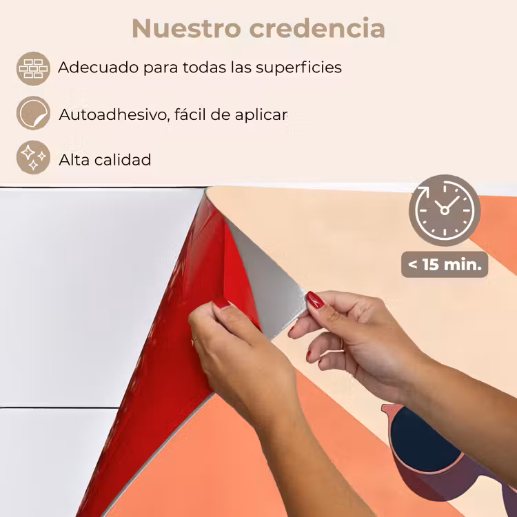 Salpicaderos de cocina - Gafas de sol - Sombra - Naranja - Minimalistas — 4