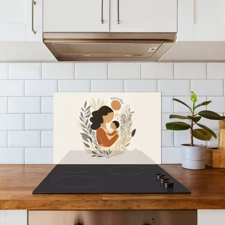 Salpicaderos de cocina - Ilustración - Cita - Madre — 3