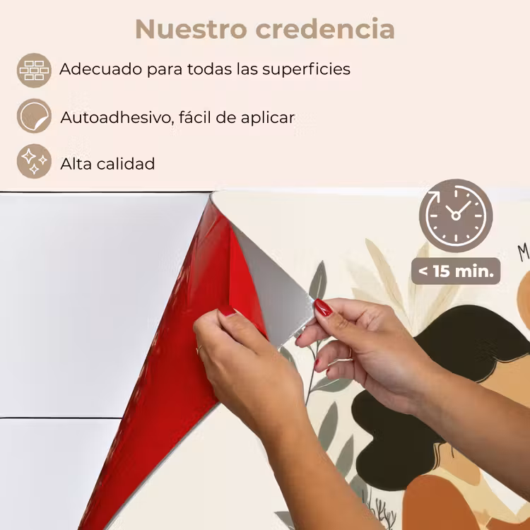 Salpicaderos de cocina - Ilustración - Cita - Madre — 4