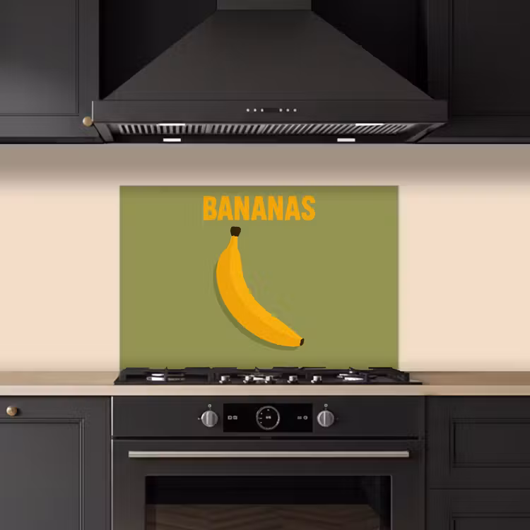 Salpicaderos de cocina - Banana - Minimalista - Amarillo — 5