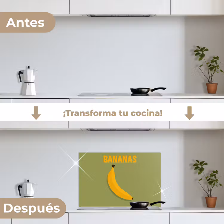 Salpicaderos de cocina - Banana - Minimalista - Amarillo — 7