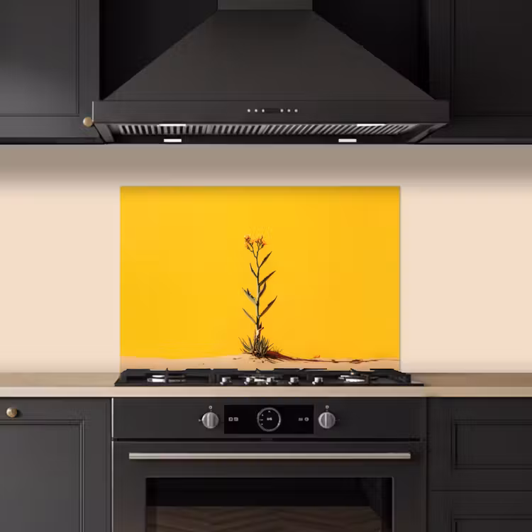Salpicaderos de cocina - Arena - Planta - Amarillo - Minimalista — 5