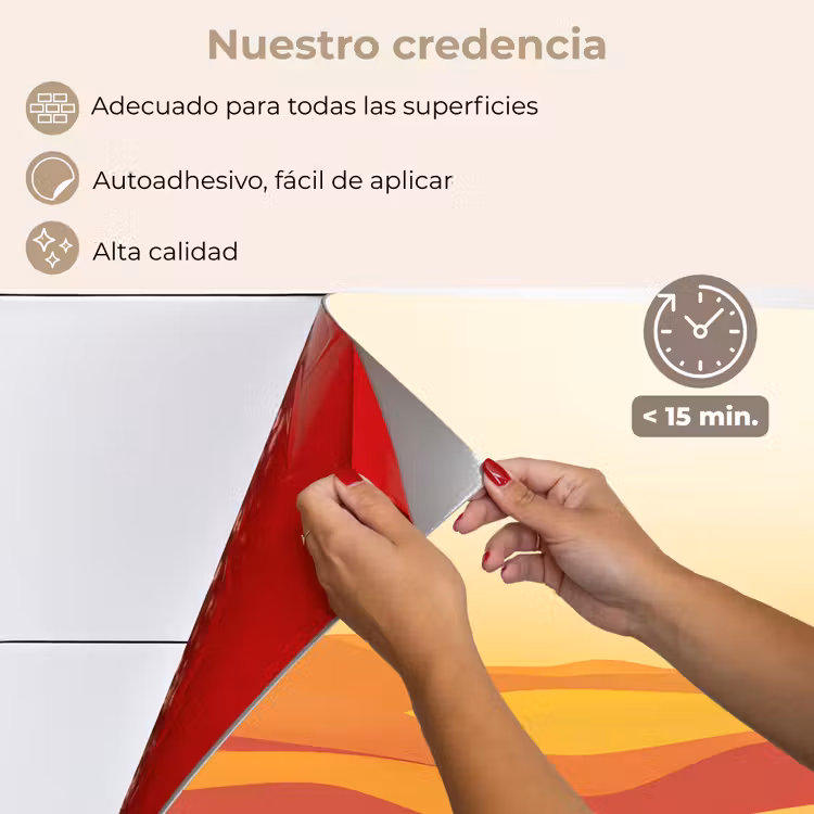 Salpicaderos de cocina - Café - Paisaje - Naranja - Granos de café — 4