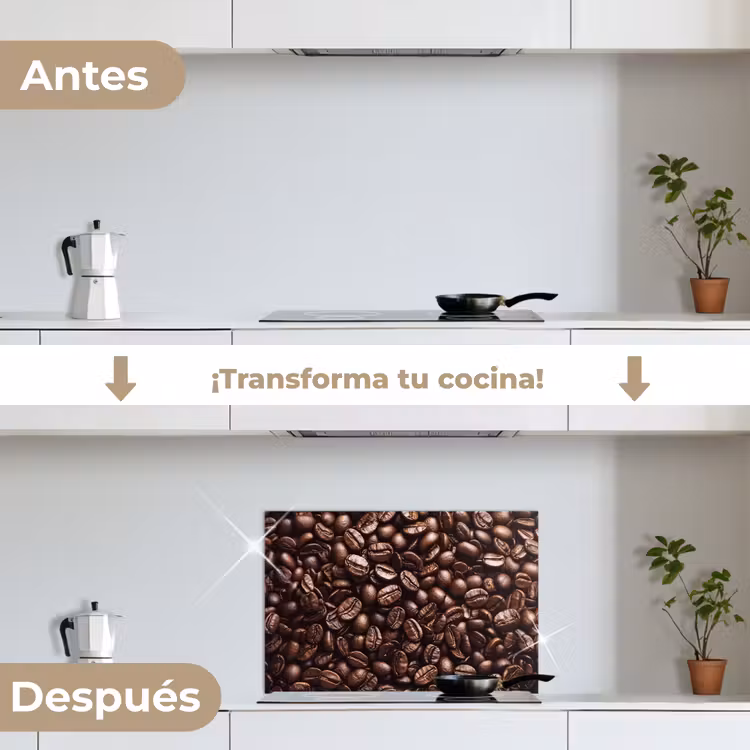 Salpicaderos de cocina - Judías - Primer plano - Marrón oscuro — 7