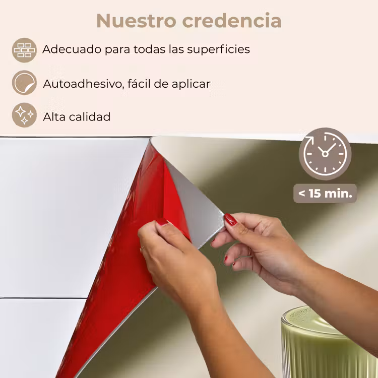 Salpicaderos de cocina - Matcha - Vidrio - Verde - Minimalista — 4