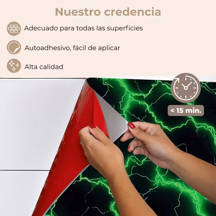 Salpicaderos de cocina - Juegos - Iluminación - Verde - Energía — 4