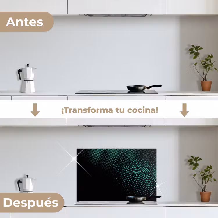 Salpicaderos de cocina - Juegos - Puntos - Verde - Desenfoque — 7