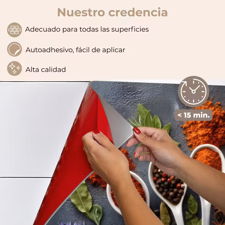 Salpicaderos de cocina - Cucharas - Blancas - Polvo - Especias — 4