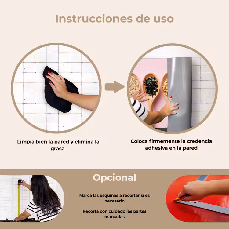 Salpicaderos de cocina - Ingredients - Cucharas - Madera - Rosa — 6