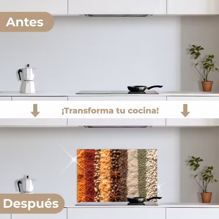 Salpicaderos de cocina - Órbitas - Vertical - Hierbas - Variación — 7