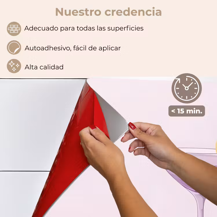 Salpicaderos de cocina - Cóctel - Morado - Minimalista - Limón — 4
