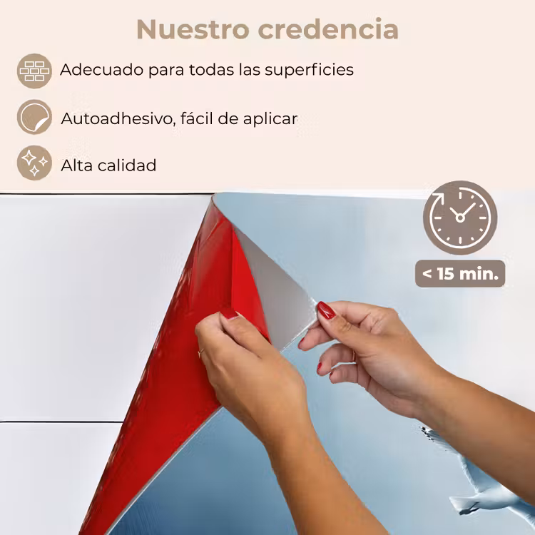 Salpicaderos de cocina - Gaviota - Blanca - Mar - Niebla — 4