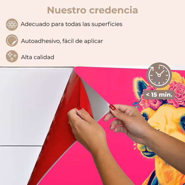 Salpicaderos de cocina - Camello - Flores - Kimono - Abanicos — 4