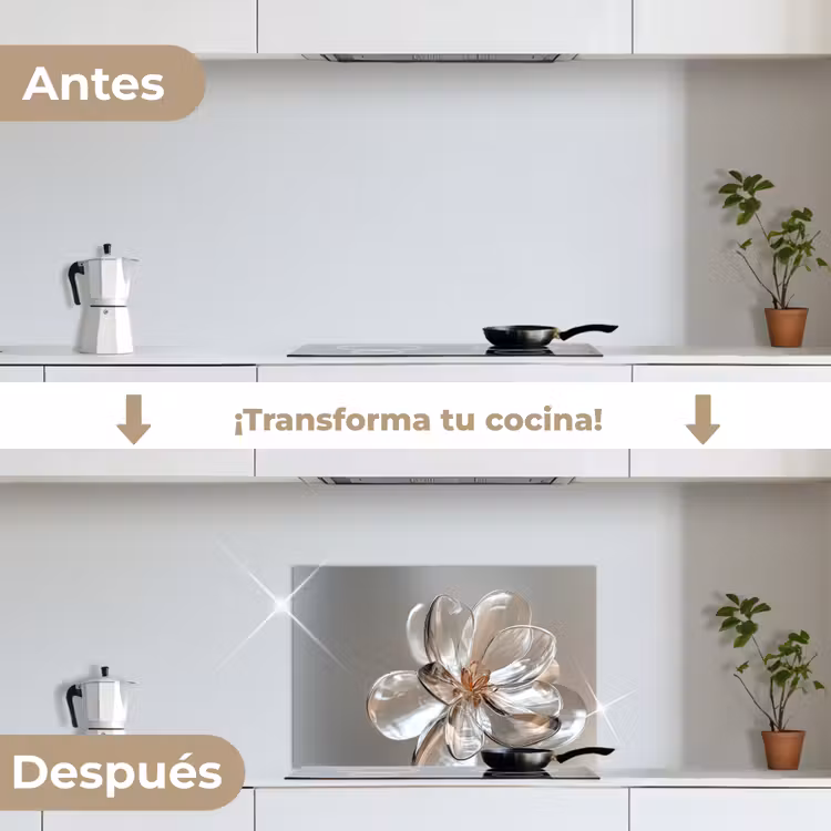 Salpicaderos de cocina - Flor - Gafas - Translúcido — 7