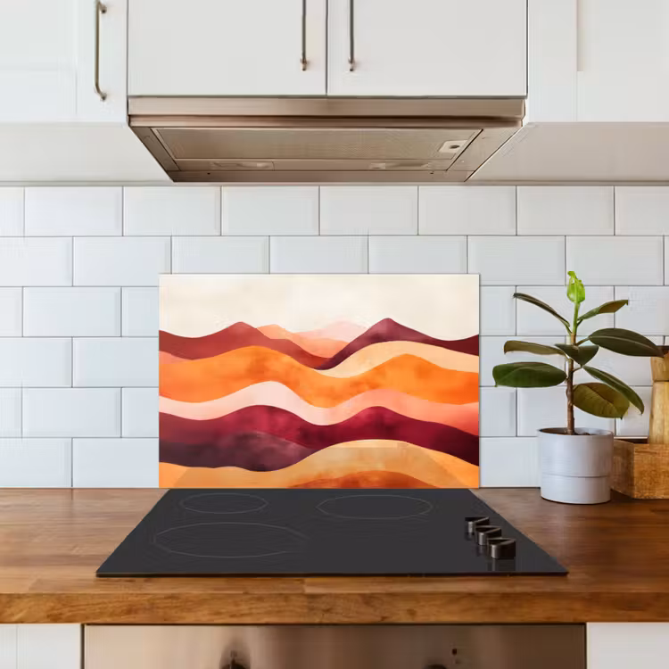 Salpicaderos de cocina - Abstracto - Paisaje - Olas — 3