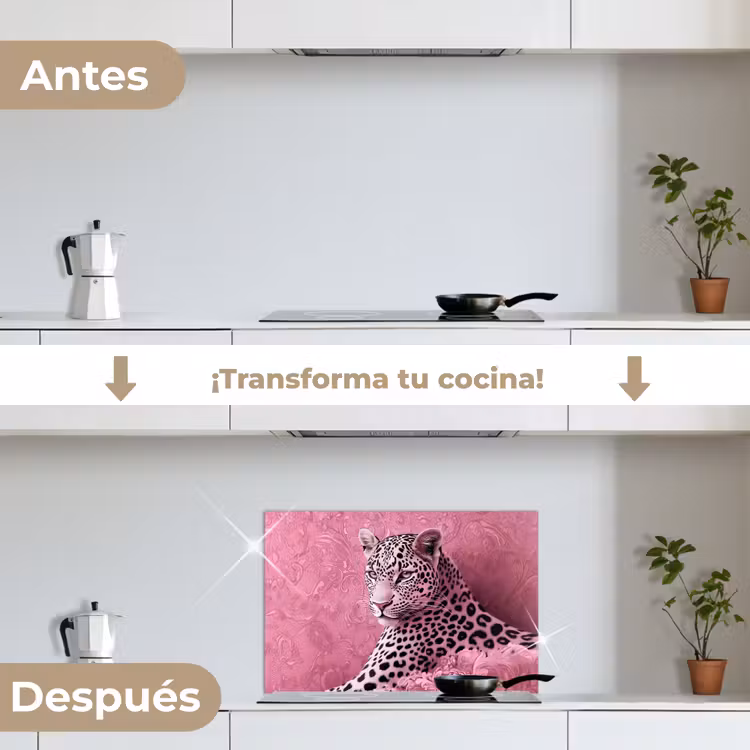 Salpicaderos de cocina - Pantera - Deluxe - Rosa — 7