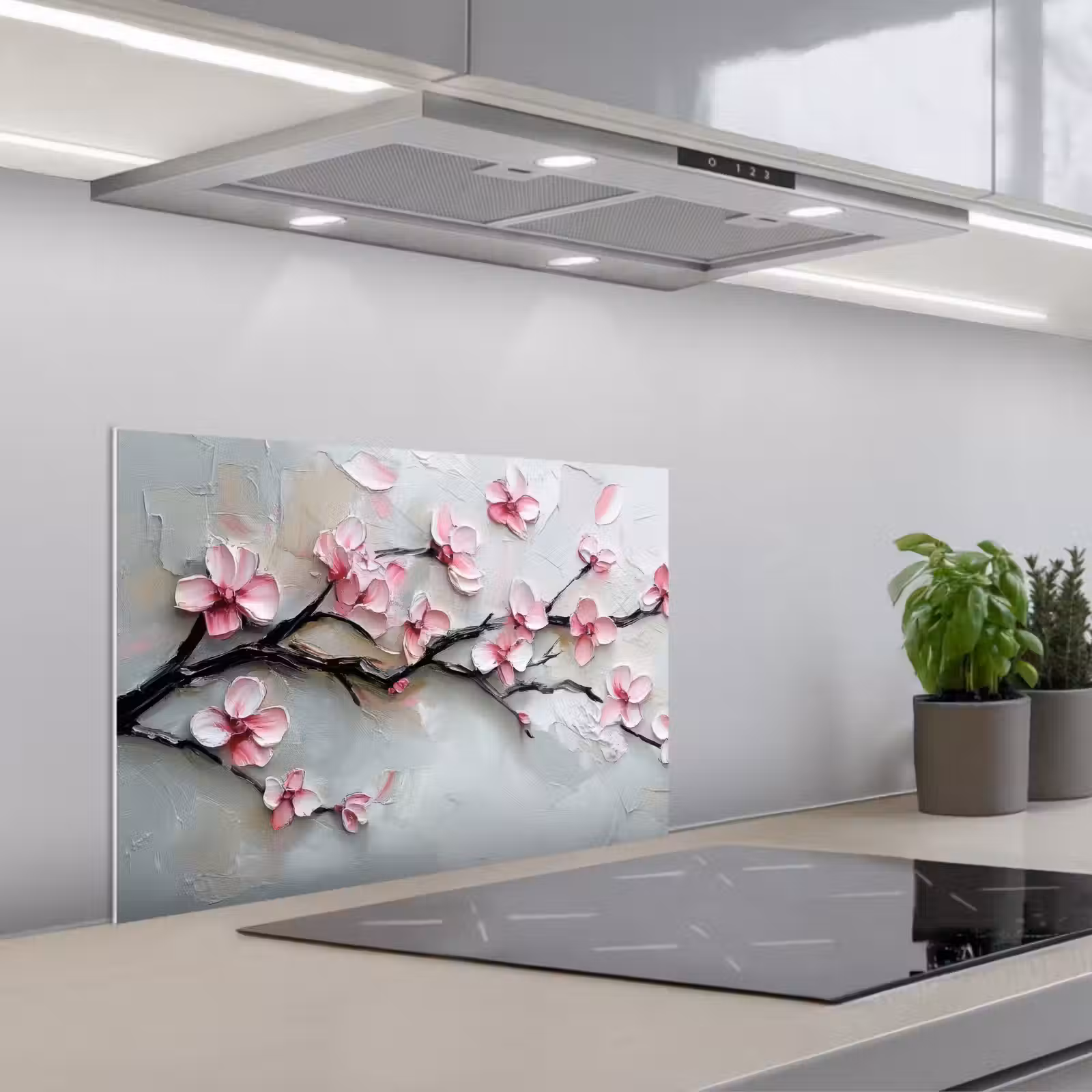 Salpicaderos de cocina - Blossom - Artístico - Rosa - Sakura — 1