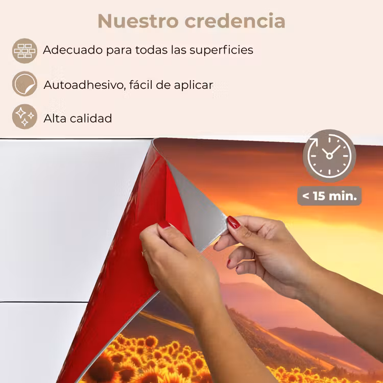 Salpicaderos de cocina - Girasoles - Atardecer - Paisaje — 4