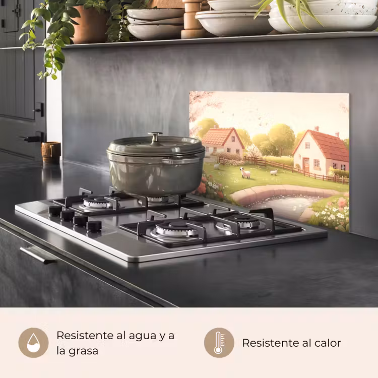 Salpicaderos de cocina - Ovejas - casa rural - campo — 2