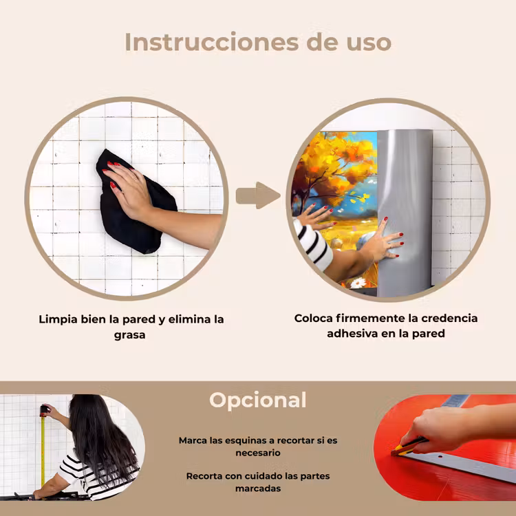 Salpicaderos de cocina - Ovejas - Pradera - Flores — 6
