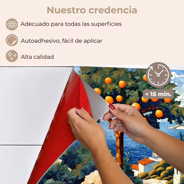 Salpicaderos de cocina - Casas - Mosaico - Naranjos - Mar — 4