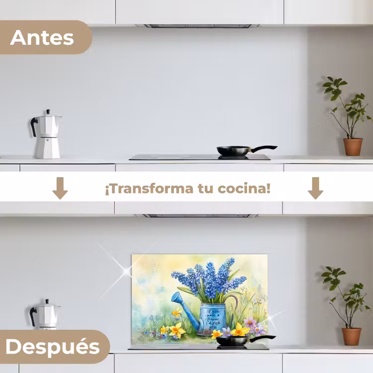 Salpicaderos de cocina - Flores de lavanda - Cita - Regadera — 7