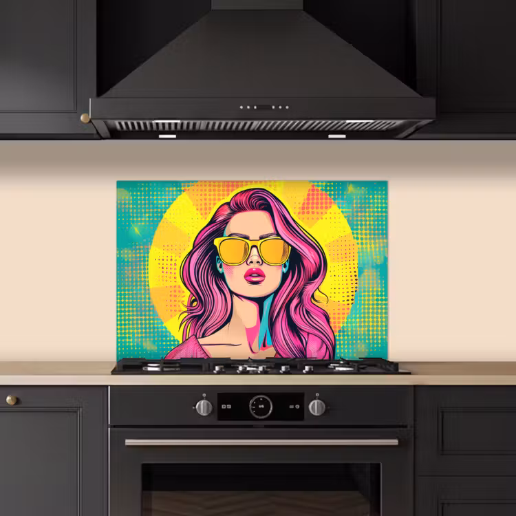 Salpicaderos de cocina - Gafas de sol - Mujer - Soleadas - Amarillas — 5