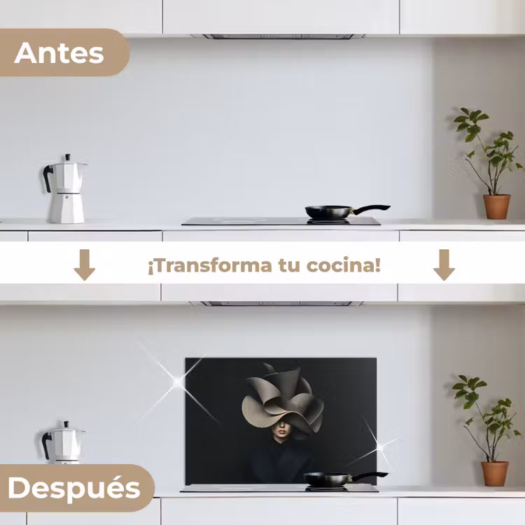 Salpicaderos de cocina - Negro - Sombrero - Mujer — 7