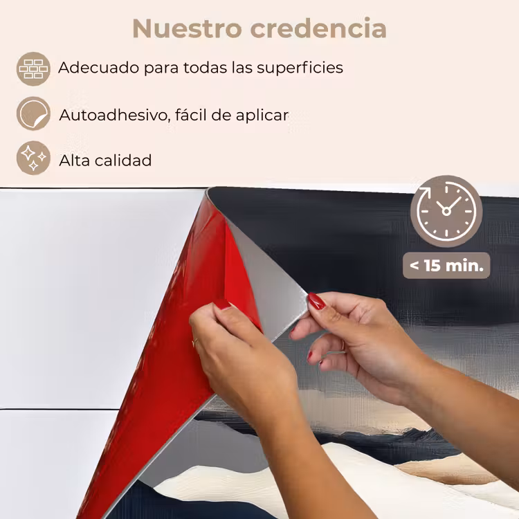 Salpicaderos de cocina - Montañas - Azul oscuro - Paisaje — 4