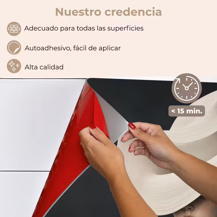 Salpicaderos de cocina - Mujer - Ondulado - Sombrero — 4
