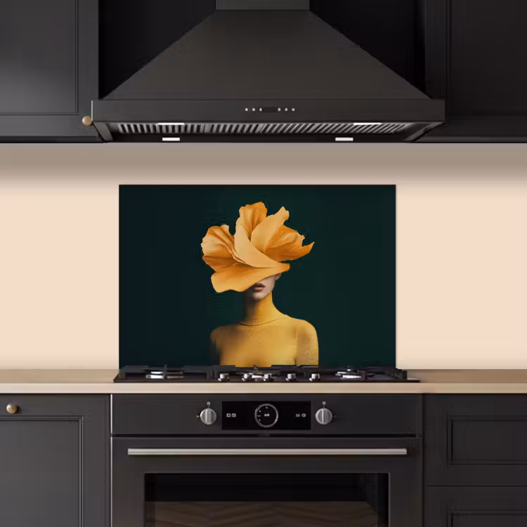 Salpicaderos de cocina - Mujer - Sombrero - Amarillo — 5