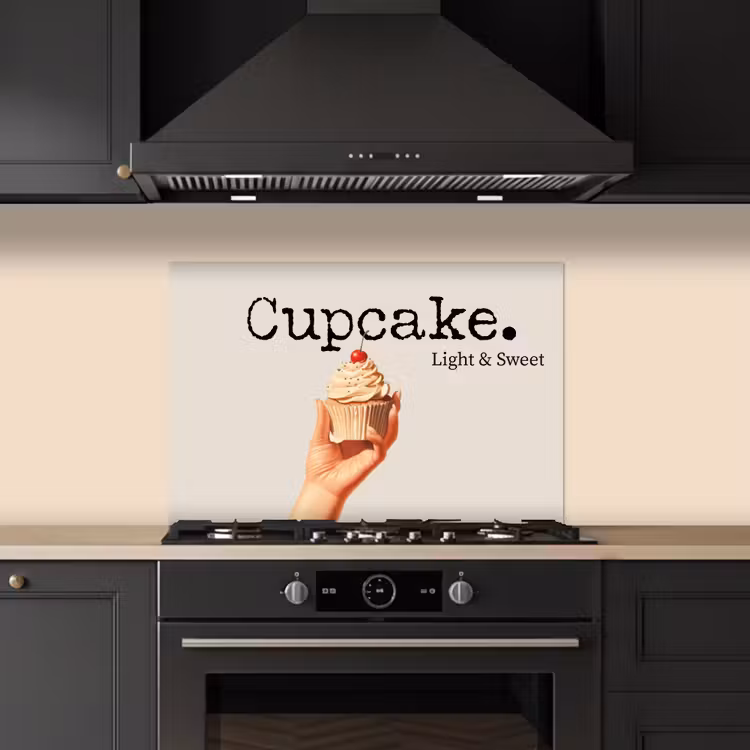 Salpicaderos de cocina - Cupcake - Dulce - Cereza — 5