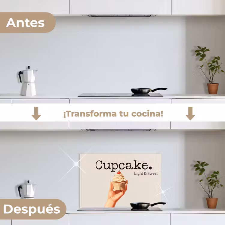 Salpicaderos de cocina - Cupcake - Dulce - Cereza — 7