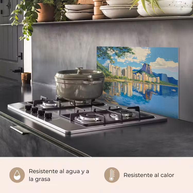 Salpicaderos de cocina - Montaña - Horizonte - Playa - Agua — 2