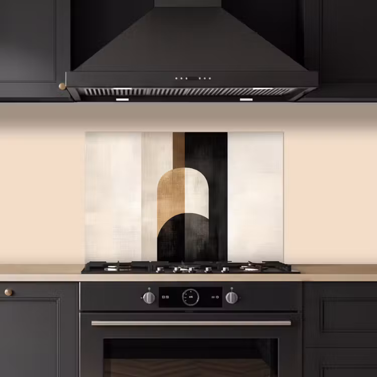 Salpicaderos de cocina - Geométrico - Formas - Blanco — 5