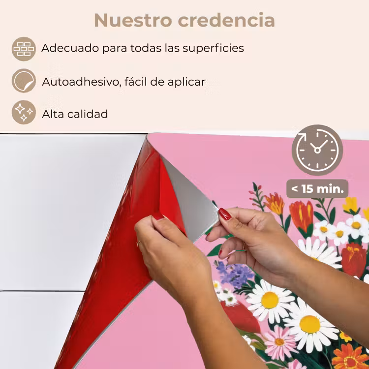 Salpicaderos de cocina - Flores - Cita - Tarjeta - Colorido — 4