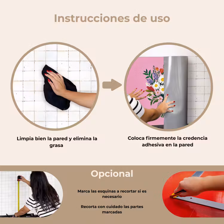 Salpicaderos de cocina - Flores - Cita - Tarjeta - Colorido — 6