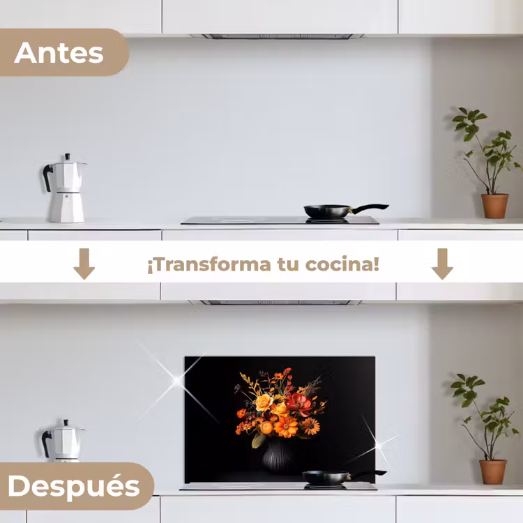 Salpicaderos de cocina - Otoño - Ramo - Naranja — 7