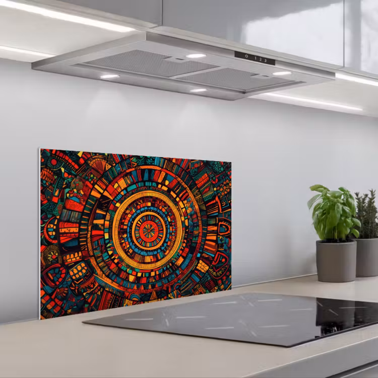 Salpicaderos de cocina - Mandala - Círculos - Patrones — 1
