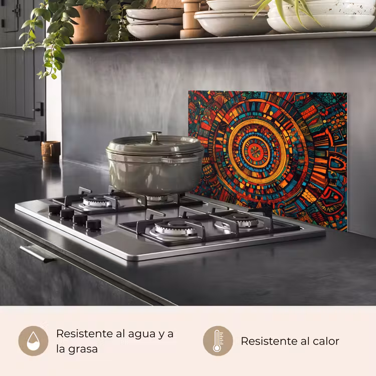 Salpicaderos de cocina - Mandala - Círculos - Patrones — 2