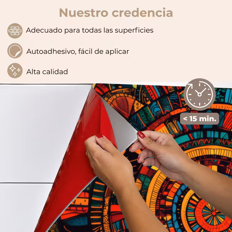 Salpicaderos de cocina - Mandala - Círculos - Patrones — 4