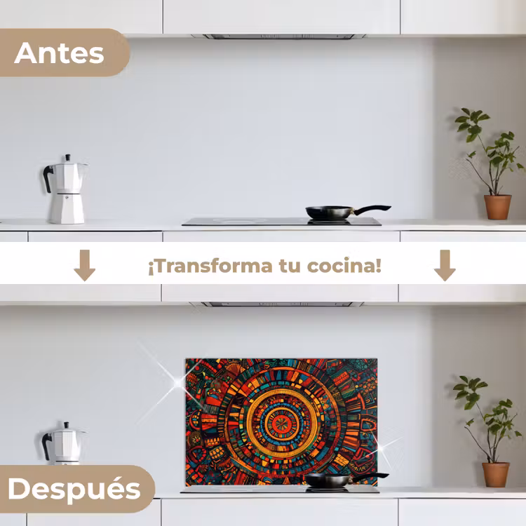 Salpicaderos de cocina - Mandala - Círculos - Patrones — 7