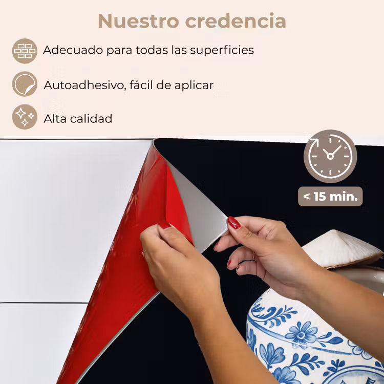 Salpicaderos de cocina - Coco - Comida - Azul de Delft - Bebida — 4