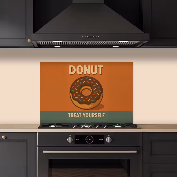 Salpicaderos de cocina - Donut - Moteado - Colorido - Cita — 5