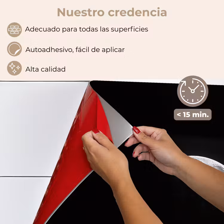 Salpicaderos de cocina - Luna - Cielo - Negro - Sombra — 4