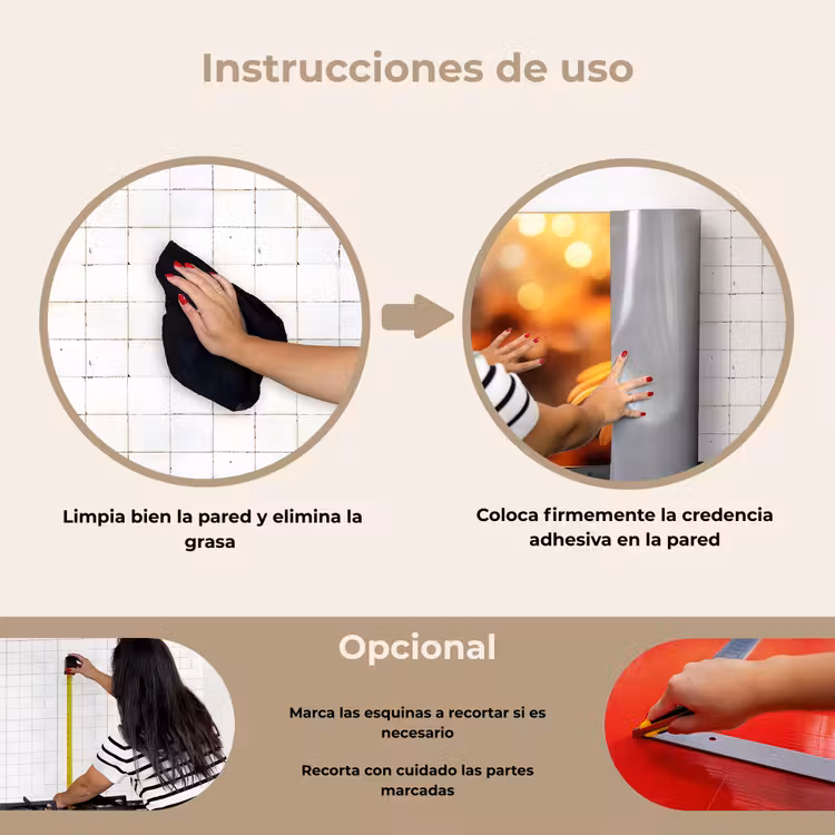 Salpicaderos de cocina - Mariposa - Flores - Naranja — 6