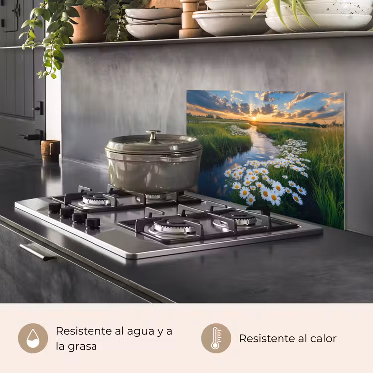 Salpicaderos de cocina - Arroyo - Paisaje - Margarita — 2