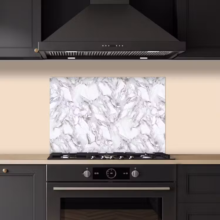 Salpicaderos de cocina - Mármol - Capas - Rompiendo - Estructura gris — 5