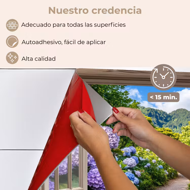 Salpicaderos de cocina - Mirada - Hortensia - Sendero - Naturaleza — 4