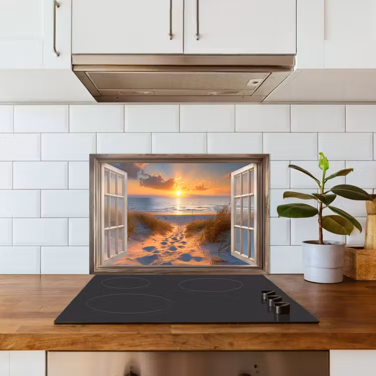 Salpicaderos de cocina - Mirada - Playa - Dunas - Puesta de sol — 3